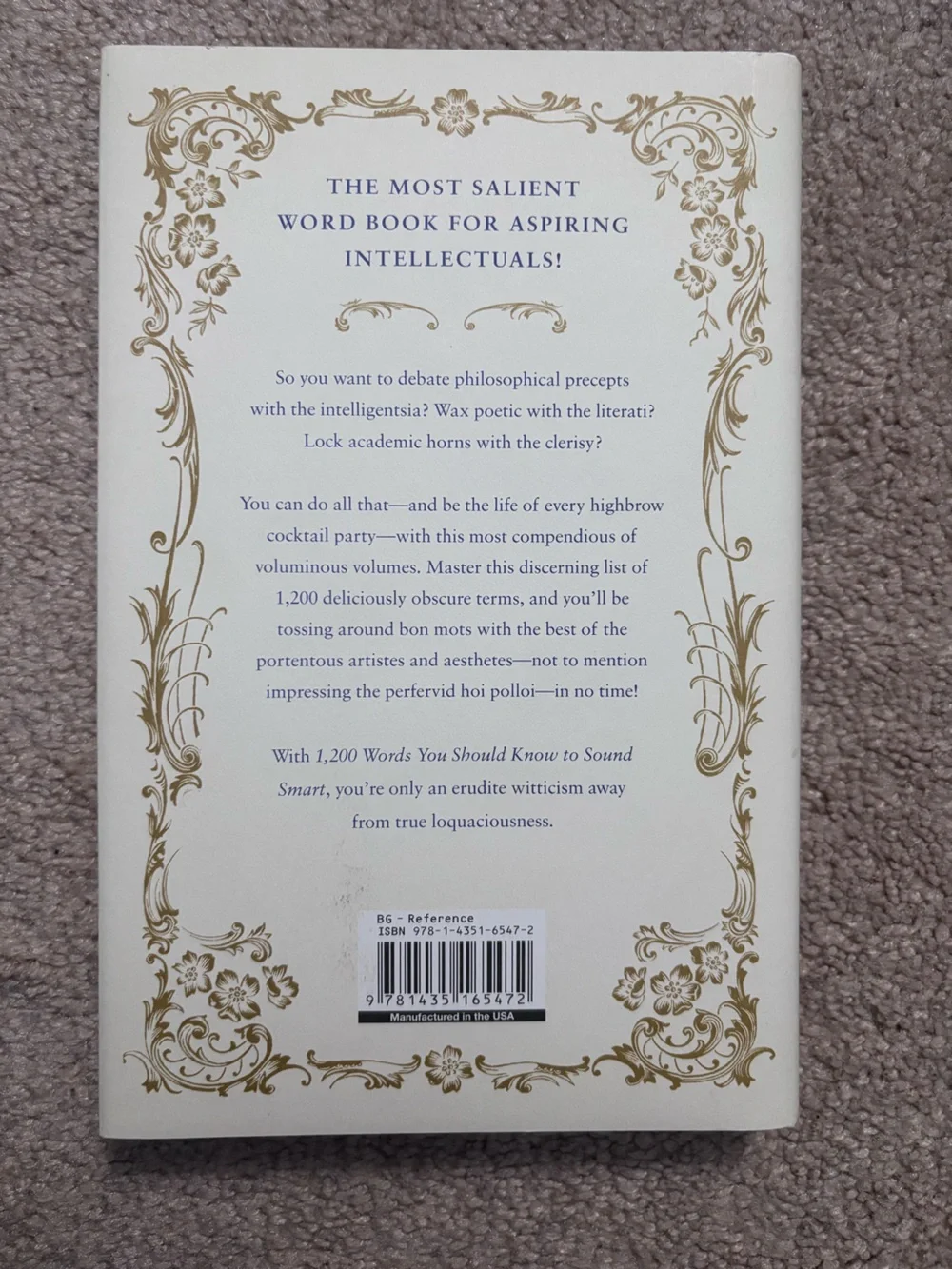 Words You Should Know to Sound Smart - hardcover book